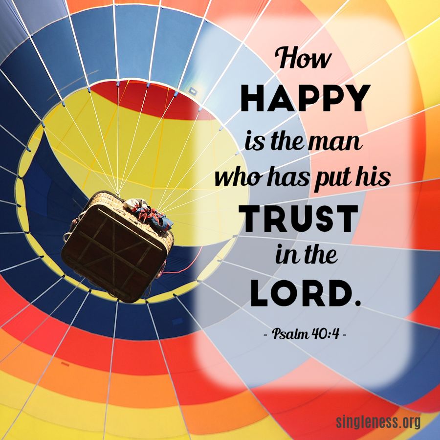 Happy is the one who trusts God